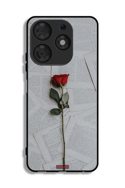 Tolwak غطاء حماية لهاتف تكنو سبارك 10 برو - وردي على ورق