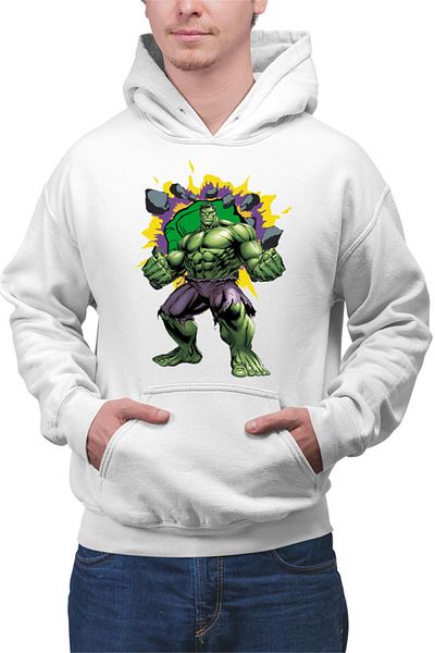 OEM Men's Hoodie Hulk Fist Strong Super Power Huge