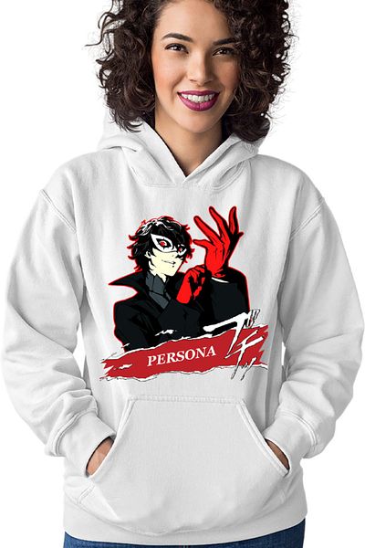 OEM Women's Hoodie Persona Joker Akira Kurusu Funimation Game Fantasy