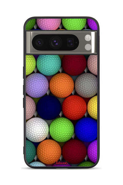 Tolwak غطاء حماية لجهاز Google Pixel 8 Pro بتصميم كرات فنية تجريدية