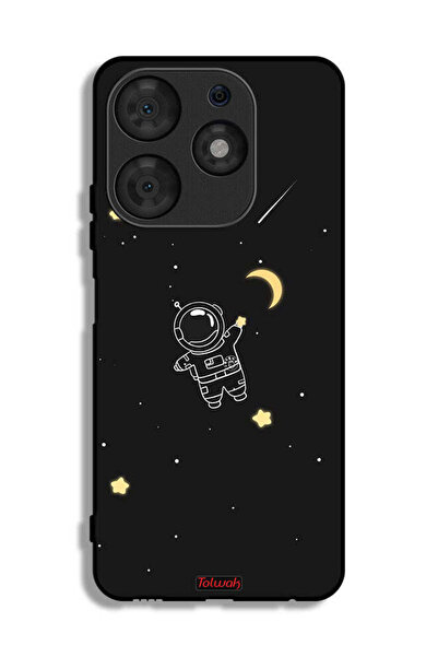 Tolwak Tecno Spark 10 Pro Protective Case Cover Astronaut Art Clip