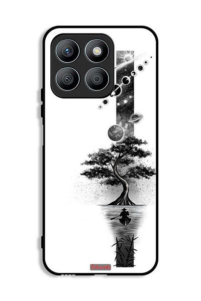 Tolwak Honor X8b Protective Case Cover Earth Space Art