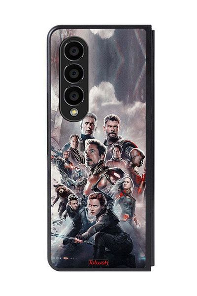 Tolwak Samsung Galaxy Z Fold 4 Protective Case Cover Avengers