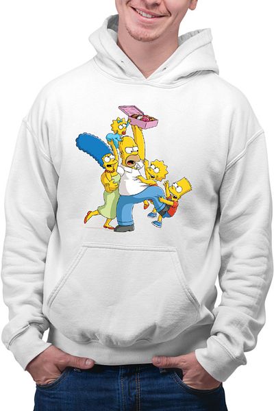 OEM Hanorac Barbati The Simpsons Donut Lovers Kids Funny Life Mother