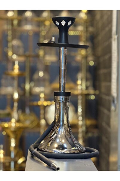 DR KARAM HOOKAH çelik gümüş nargile