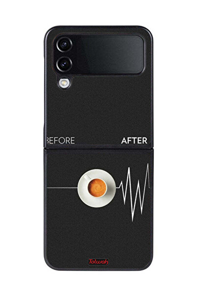 Tolwak غطاء حماية لهاتف Samsung Galaxy Z Flip 4 قبل وبعد