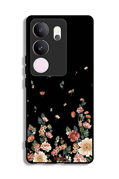 Tolwak غطاء حماية لهاتف فيفو V29 برو مع زهور صغيرة في الأسفل