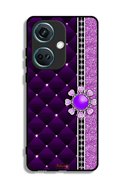 Tolwak غطاء حماية لهاتف OnePlus Nord CE3 بقلوب لامعة