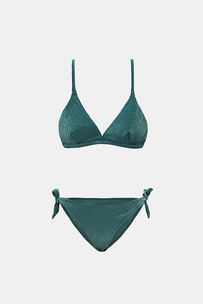 Amarelle Σετ μπικίνι Bali Green Unpadded Triangle Side Tie