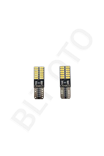T10 24 LEDLİ (BEYAZ RENK ) DİPSİZ AMPÜL 5W