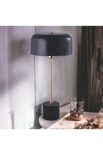 homez green marble table lamp, 54 cm