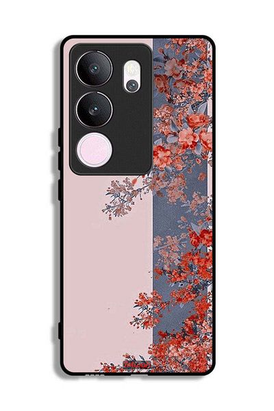 Tolwak vivo V29 Pro Protective Case Cover Tree Leaves And Flowers Art