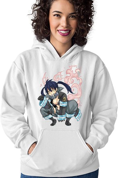 OEM Women's Fire Force Kotatsu Tamaki Witcher Cosplay Hoodie