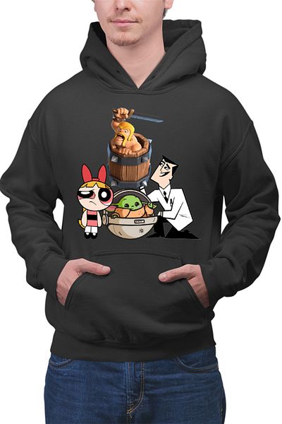 OEM Hanorac Barbati Clash of Clans Powerpuff Girls Blossom Baby Yoda