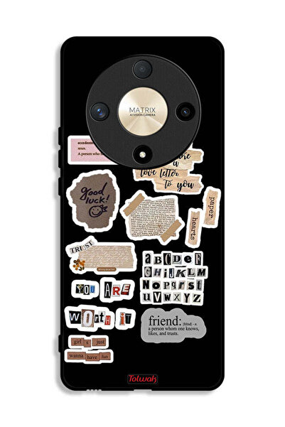 Tolwak Honor X9b Protective Case Cover Good Luck Quotes Stickers