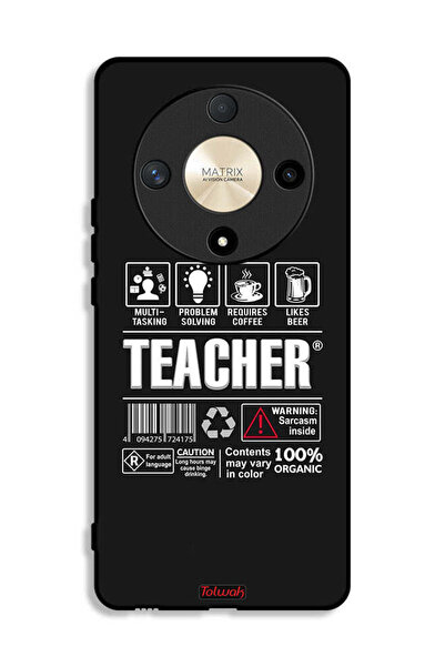 Tolwak Honor X9b Protective Case Cover Teacher Sticker