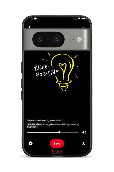 Tolwak غطاء حماية لجهاز Google Pixel 8 - Think Positive