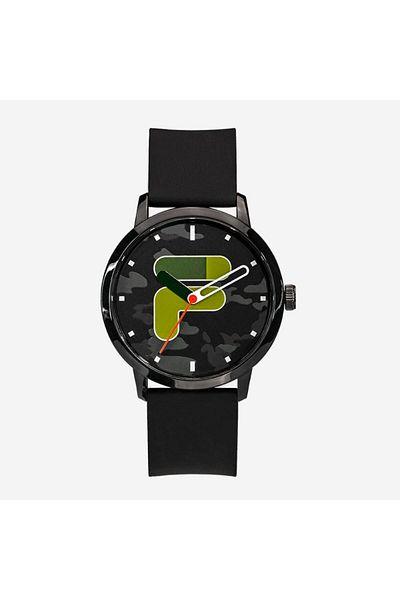 Fila Adult Unisex Analog Watch, Black 38-326-103, 42 mm