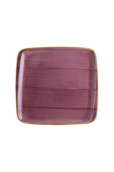 Bonna Aura Blackberry Moove 15*14cm 12 Adet Porselen Kare Tabak Lila