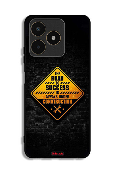 Tolwak غطاء حماية Realme C53 الطريق إلى النجاح دائمًا قيد الإنشاء