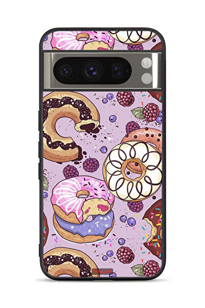 Tolwak غطاء حماية لهاتف Google Pixel 8 Pro برسومات دونات فنية