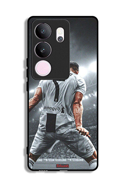 Tolwak غطاء حماية لهاتف فيفو V29 برو بشعار احتفال كريستيانو رونالدو