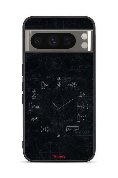 Tolwak Google Pixel 8 Pro Protective Case Cover Maths Clock