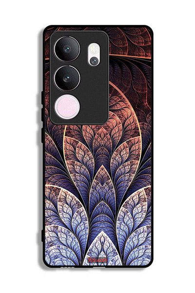 Tolwak vivo V29 Pro Protective Case Cover Floral Fractal Abstract