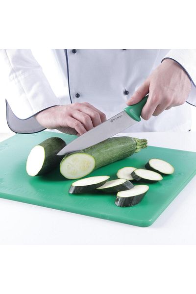 HENDI Nóż kucharski do warzyw i owoców HACCP 320mm - zielony - 842614