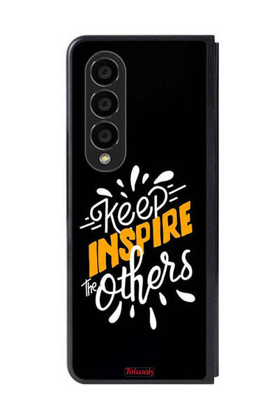 Tolwak غطاء حماية لهاتف Samsung Galaxy Z Fold 4 - حافظ على إلهام الآخرين