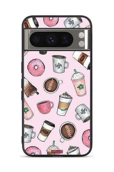 Tolwak Google Pixel 8 Pro Protective Case Cover Coffee Lover Art