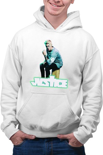 OEM Men's Hoodie Justing Bieber Justice Pop Music Rock Idol
