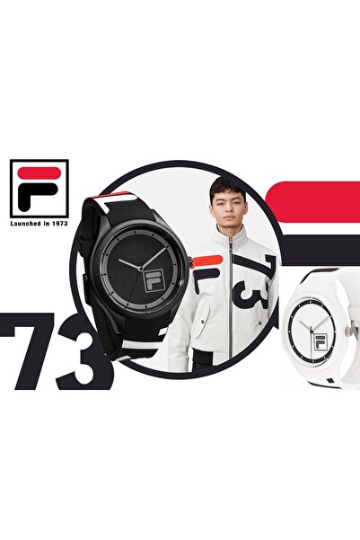 Fila Adult Unisex Analog Watch, Black 38-321-102, 44 mm