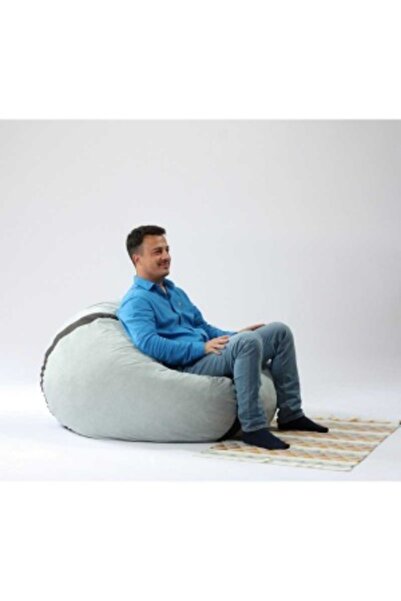 Pufrelax Matusalem Armchair Set with Ottoman (footrest), Textile Material - Light Mint