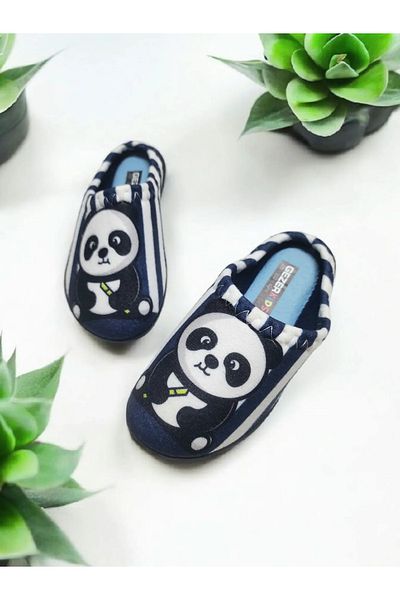 GEZER Copii Cute Panda Anti-Slip Talpă Cusută Acasă Creșă Papuci de școală