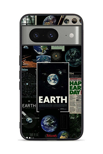 Tolwak غطاء حماية لجهاز Google Pixel 8 بتصميم Earth