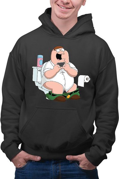 OEM Hanorac Barbati Family Guy Bathroom Smartphone Tik Tok Play