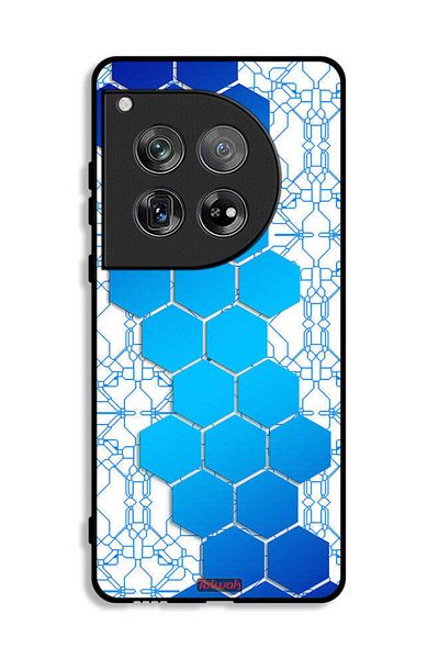 Tolwak OnePlus 12 Protective Case Cover Honeycomb Hexagon Icon Networks