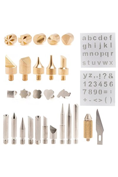 GlowforHome Set 28 piese varfuri si capete schimb letcon, GlowforHome, gravur...