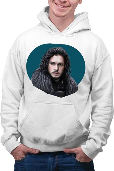 OEM Hanorac Barbati Game of Thrones Jon Snow Lord Powerful Reign