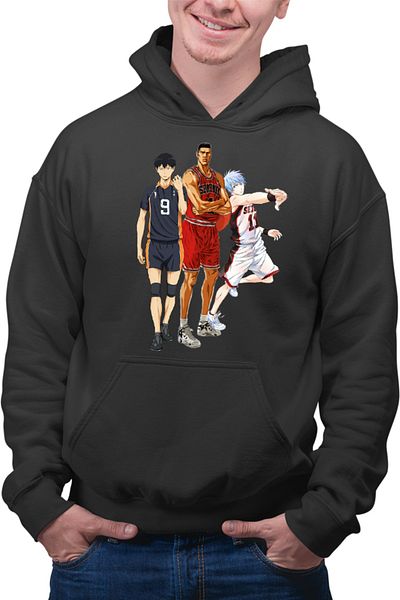 OEM Men's Hoodie Slam Dunk Kuroko No Basket Sport Anime
