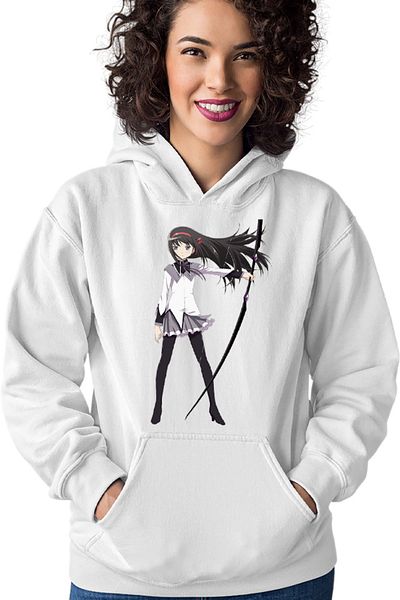 OEM Hanorac Female Madoka Magica Akemi Homura Bow Action Shoujo Bishoujo
