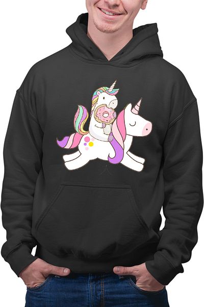 OEM Men's Hoodie Unicorn Squad Donnut Mother Childe Fly
