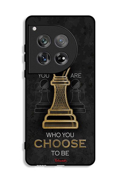 Tolwak OnePlus 12 Protective Case Cover You Are Who You Choose To Be