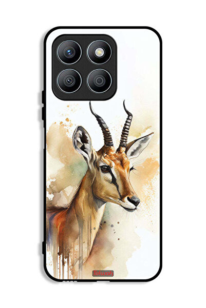 Tolwak غطاء حماية لهاتف Honor X8b بتصميم فن تجريدي للغزلان