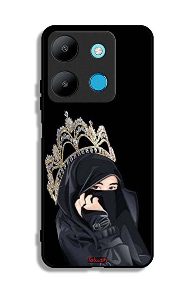 Tolwak غطاء حماية لهاتف إنفينيكس سمارت 7 بتصميم فتاة الملكة