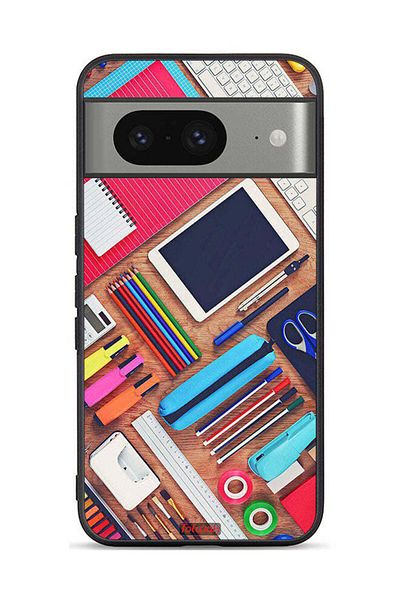 Tolwak Google Pixel 8 Protective Case Cover Girl Hobby Desk