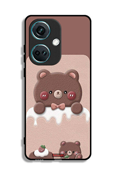 Tolwak غطاء حماية لهاتف OnePlus Nord CE3 - دب الفراولة