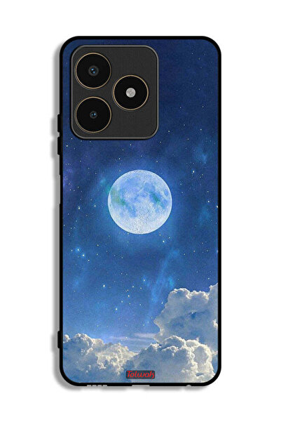 Tolwak غطاء حماية Realme C53 بنقشة غيوم القمر