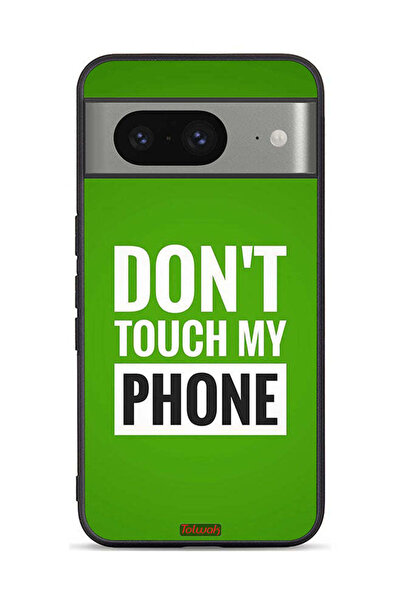 Tolwak Google Pixel 8 Protective Case Cover Do Not Touch My Phone